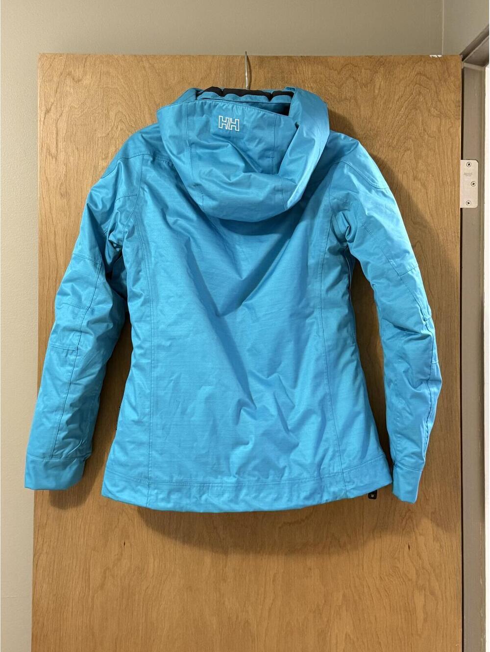 Helly Hansen Helly Tech Ski Jacket Aqua Blue Fitted Women's Small - Picture 2 of 9